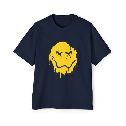 Dripping Smiley "Not Broken Anymore" Oversized Tee