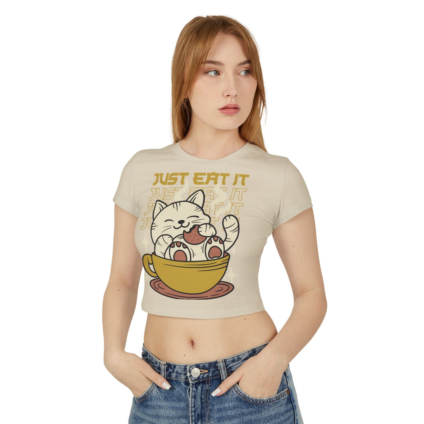 Kawaii Cat Graphic Baby-Tee