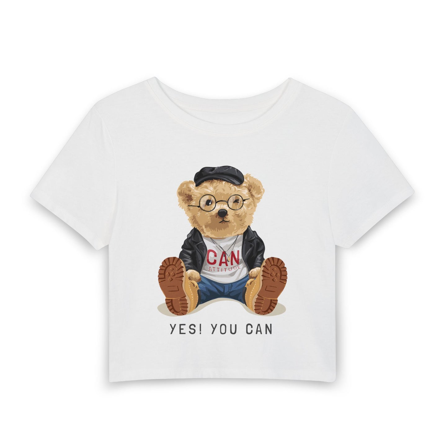Teddy Bear Crop Tee