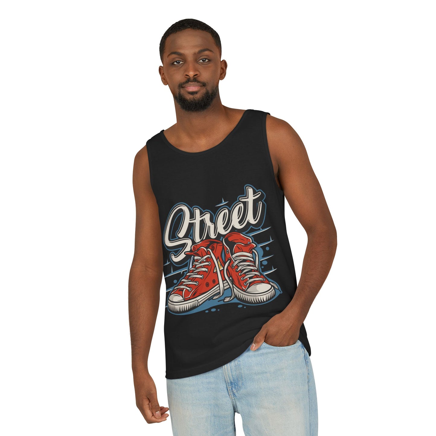 Retro Red Converse-Style Sneakers Tee