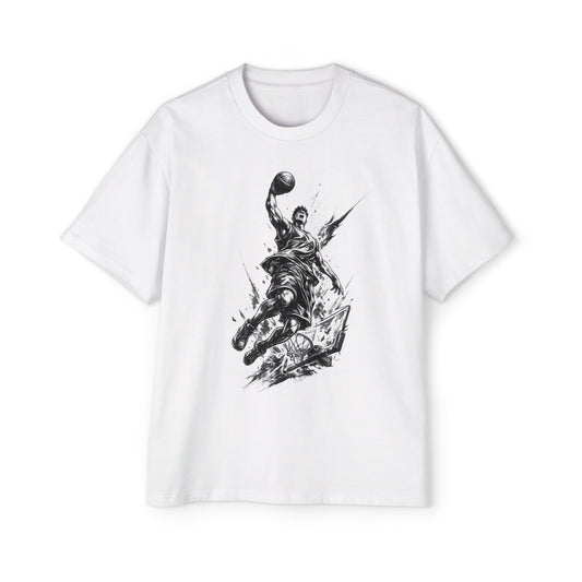 Basketball Jam Sketch Oversized Tee