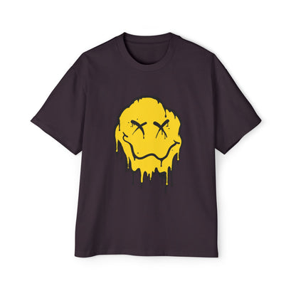 Dripping Smiley "Not Broken Anymore" Oversized Tee
