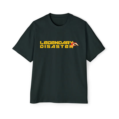 Retro Statue Graphic Men's Oversized T‑Shirt