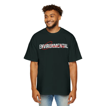 Red Statue Globe Graphic Tee