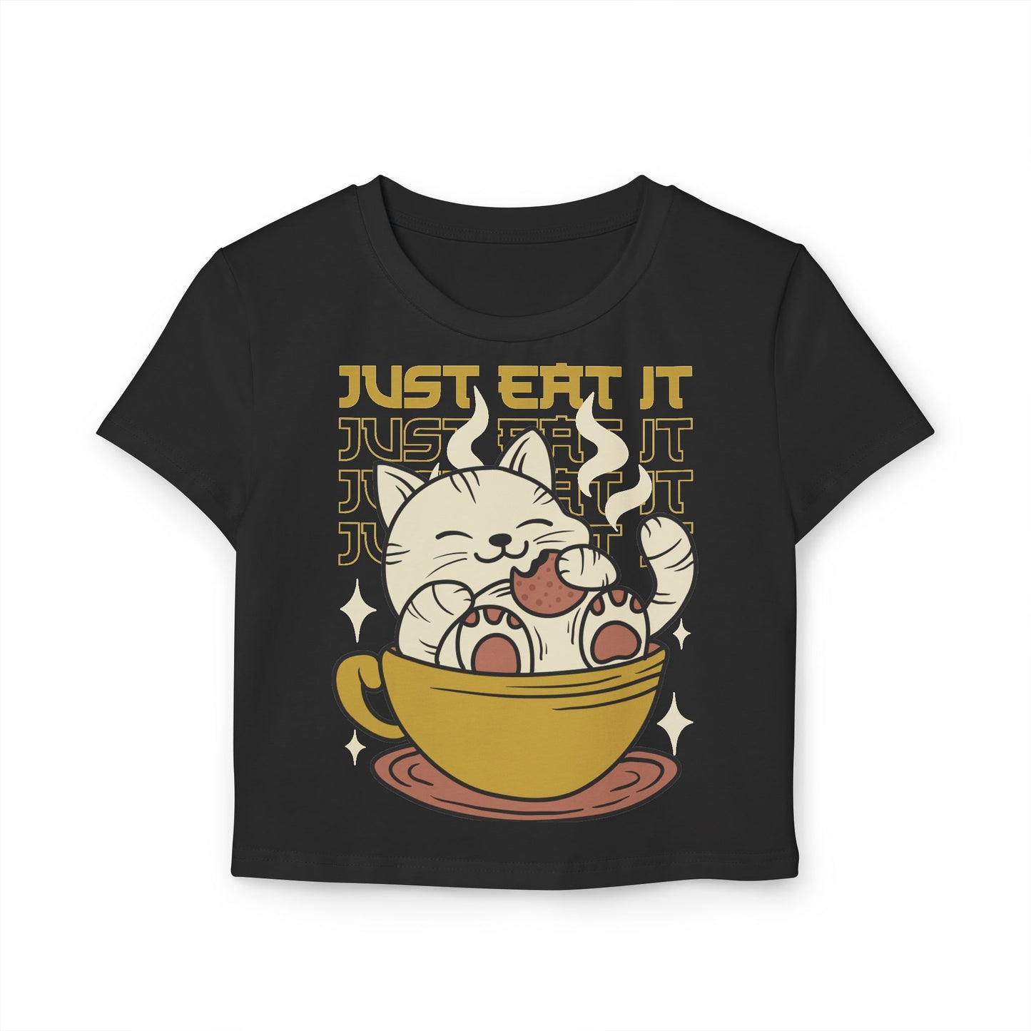 Kawaii Cat Graphic Baby-Tee