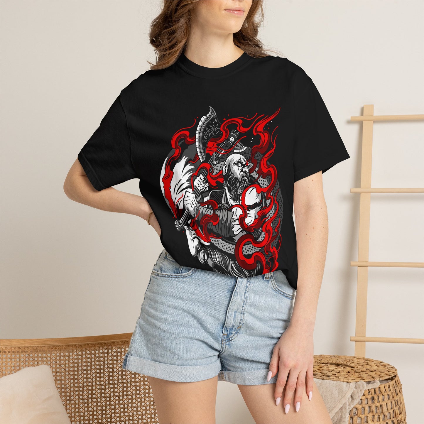 Viking Berserker Skull T-Shirt