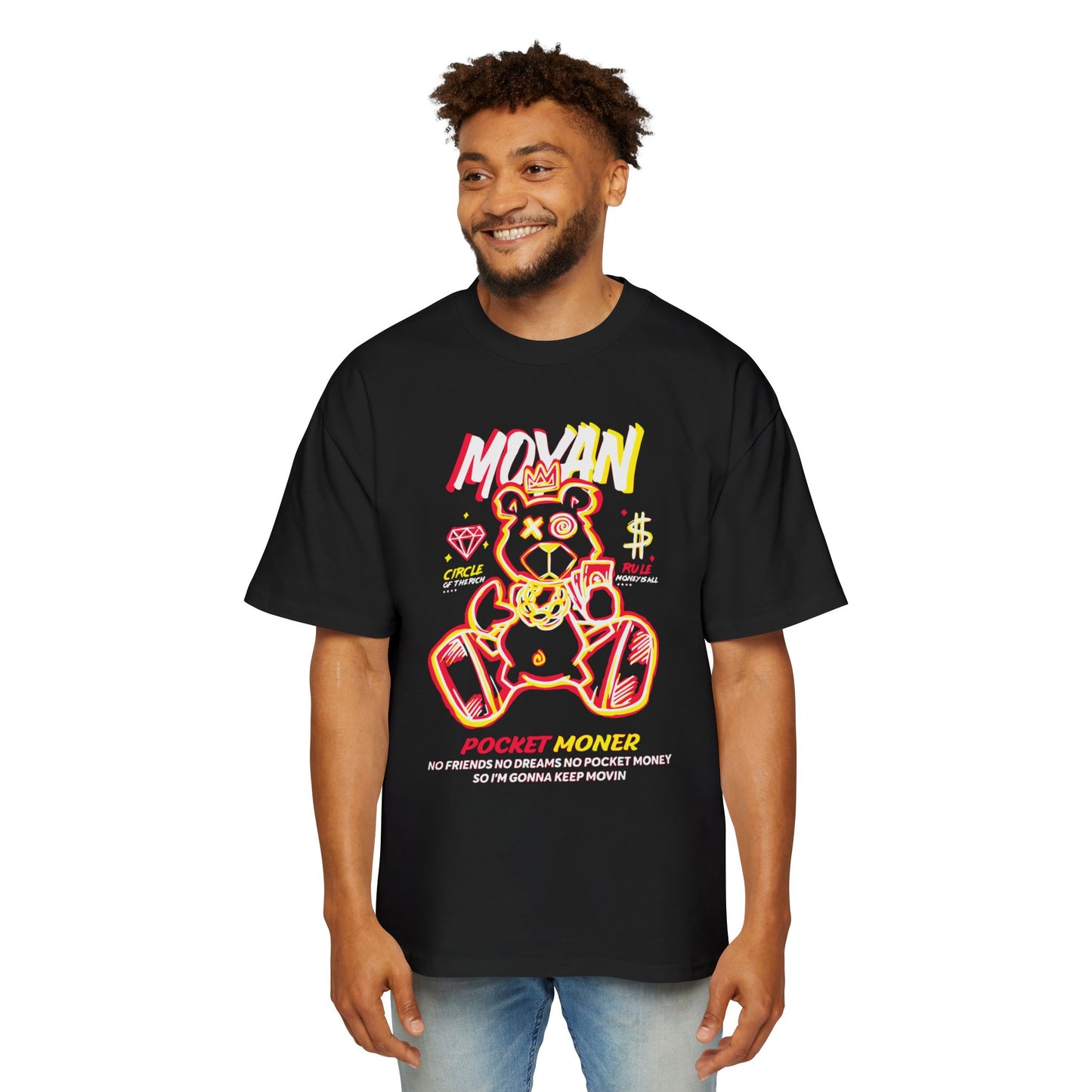 Neon Graphic Oversized Tee