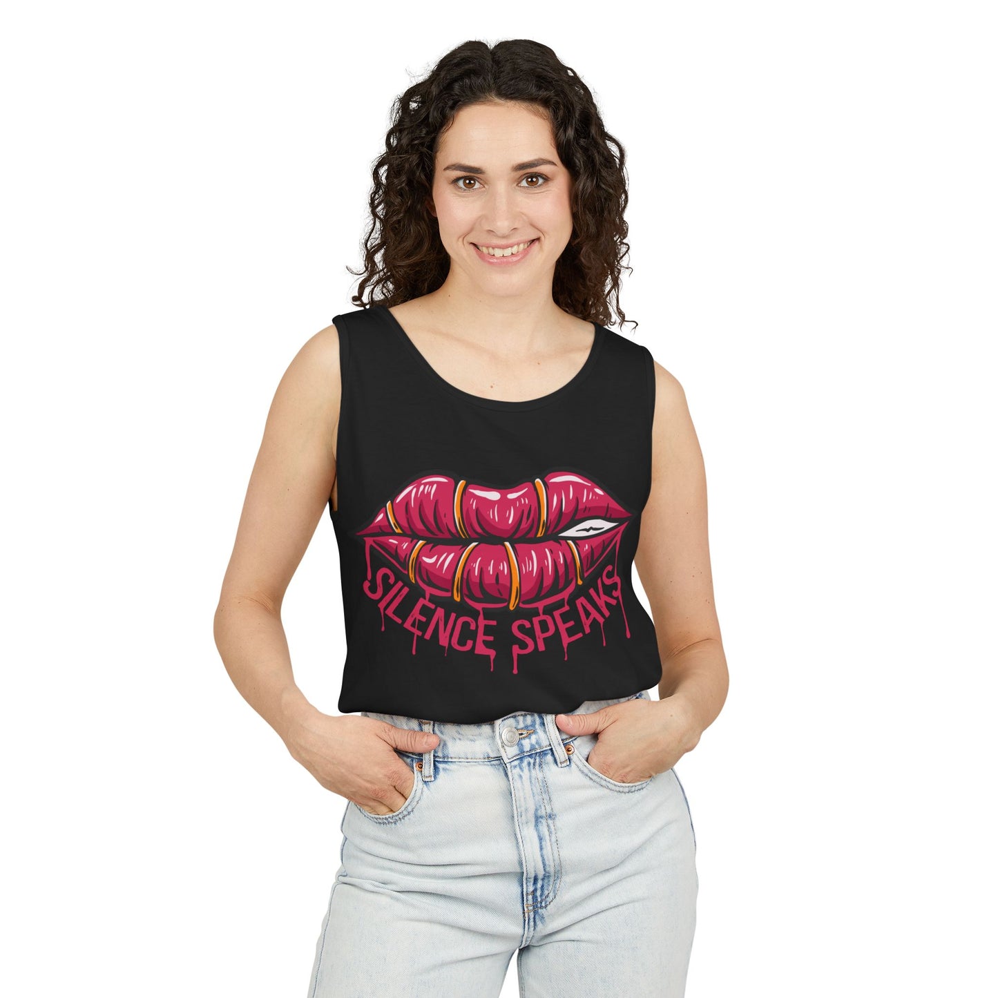 Lip Art Tank Top