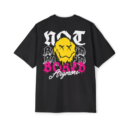 Dripping Smiley "Not Broken Anymore" Oversized Tee