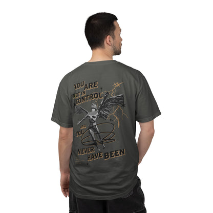 Winged Figure Graphic T-Shirt