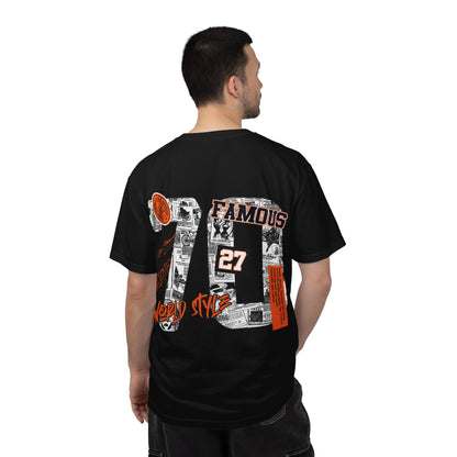 Orange Accent Collage Back Print
