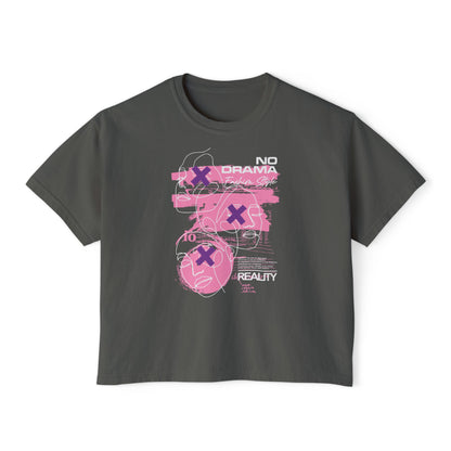 Pink Retro Graphic Boxy T-Shirt