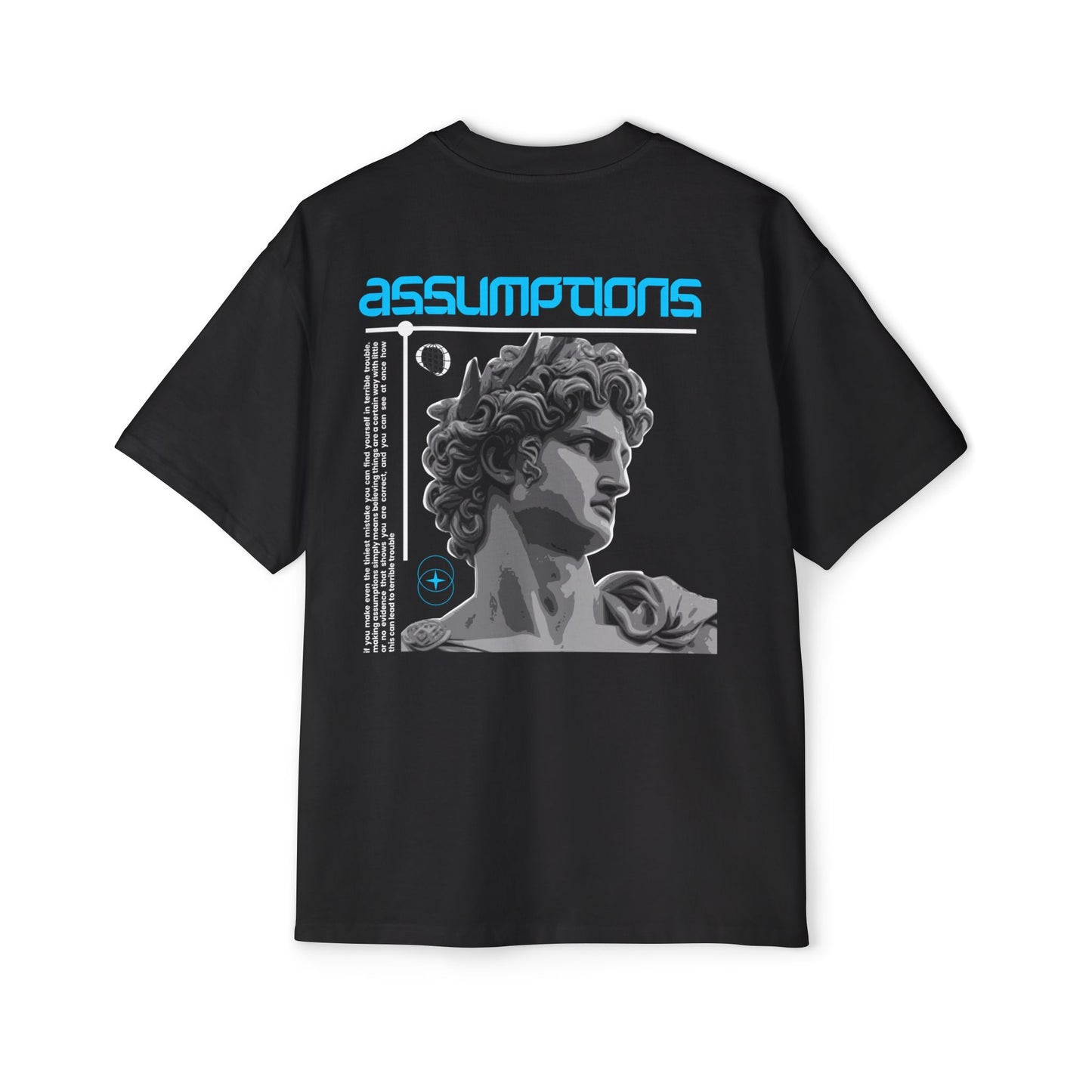 Assumptions Statue Graphic Tee