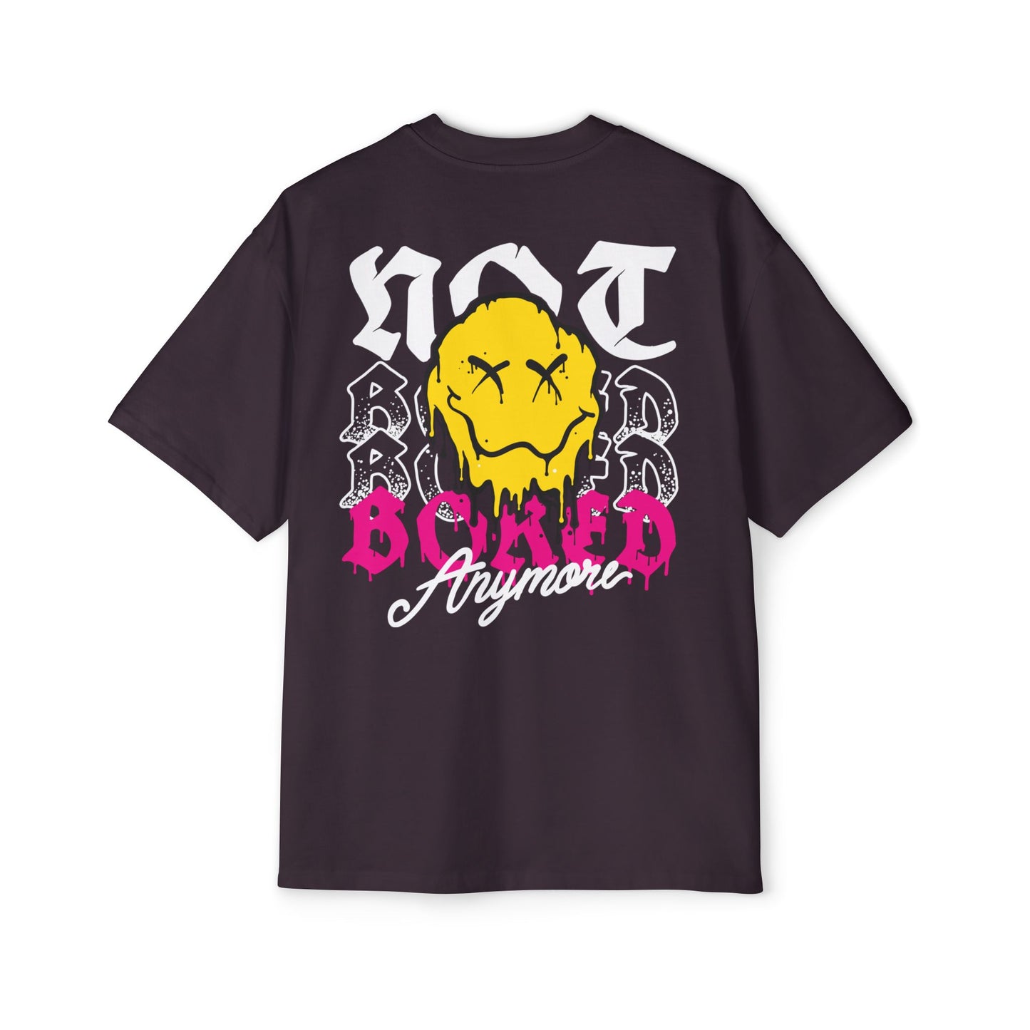 Dripping Smiley "Not Broken Anymore" Oversized Tee