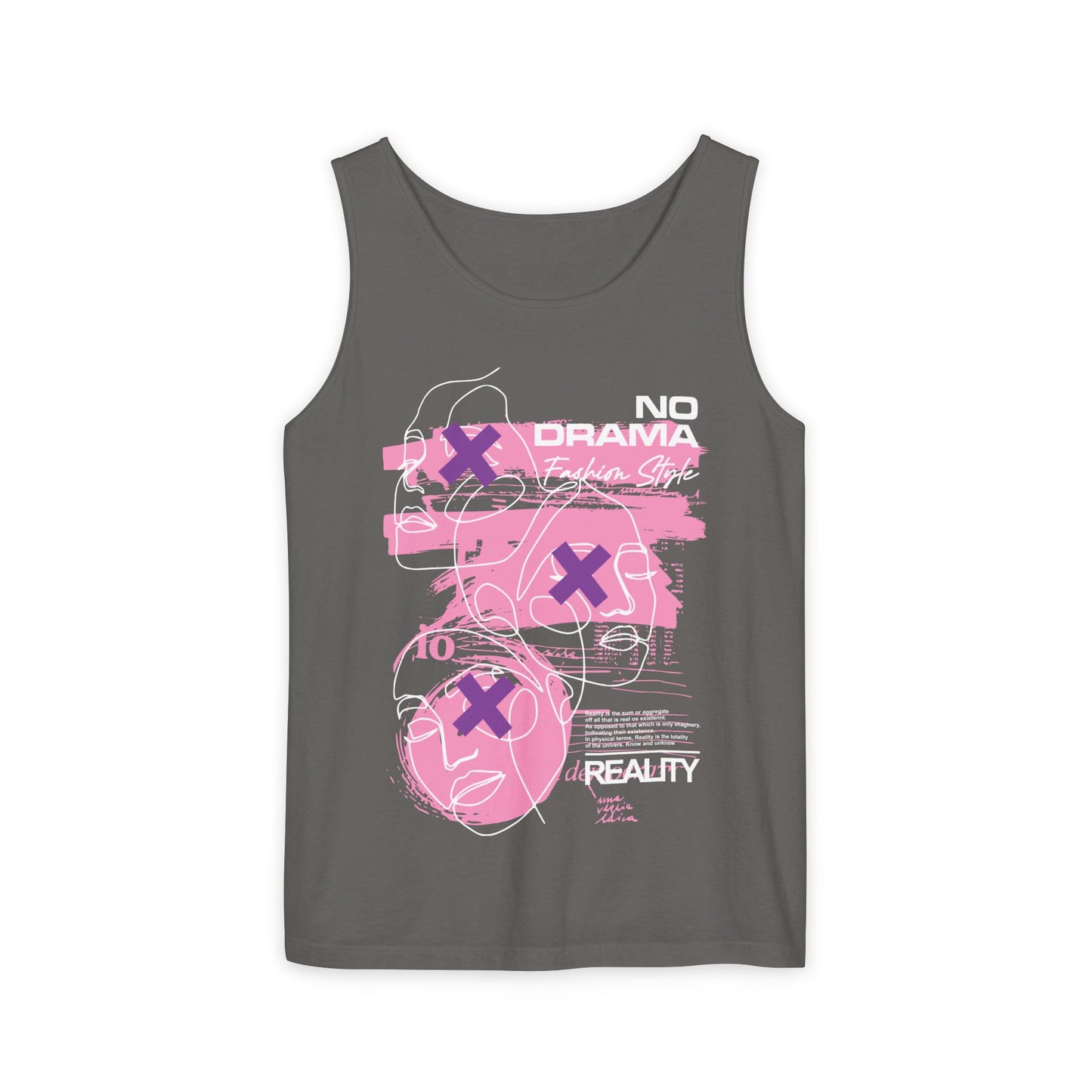 Pink Graphic Tank Top