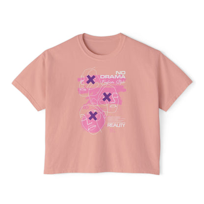 Pink Retro Graphic Boxy T-Shirt