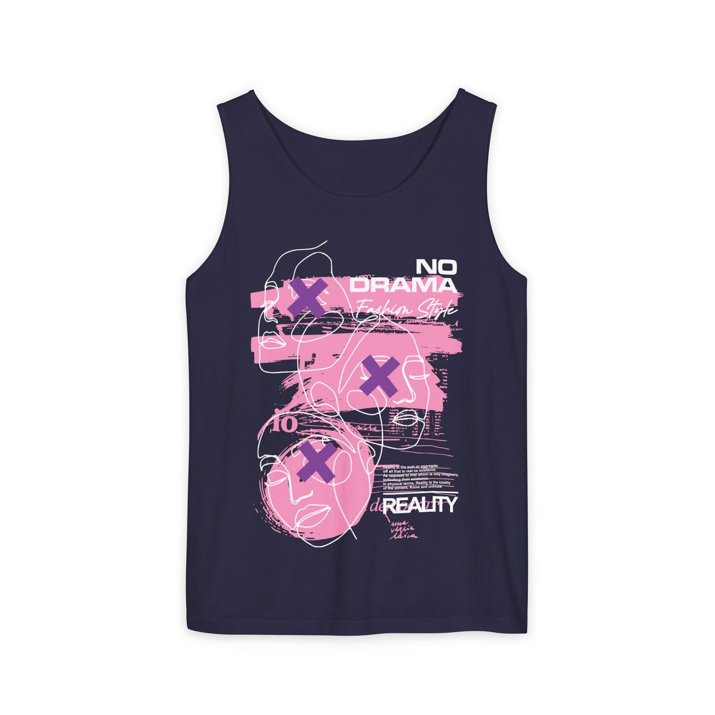 Pink Graphic Tank Top