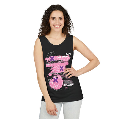 Pink Graphic Tank Top