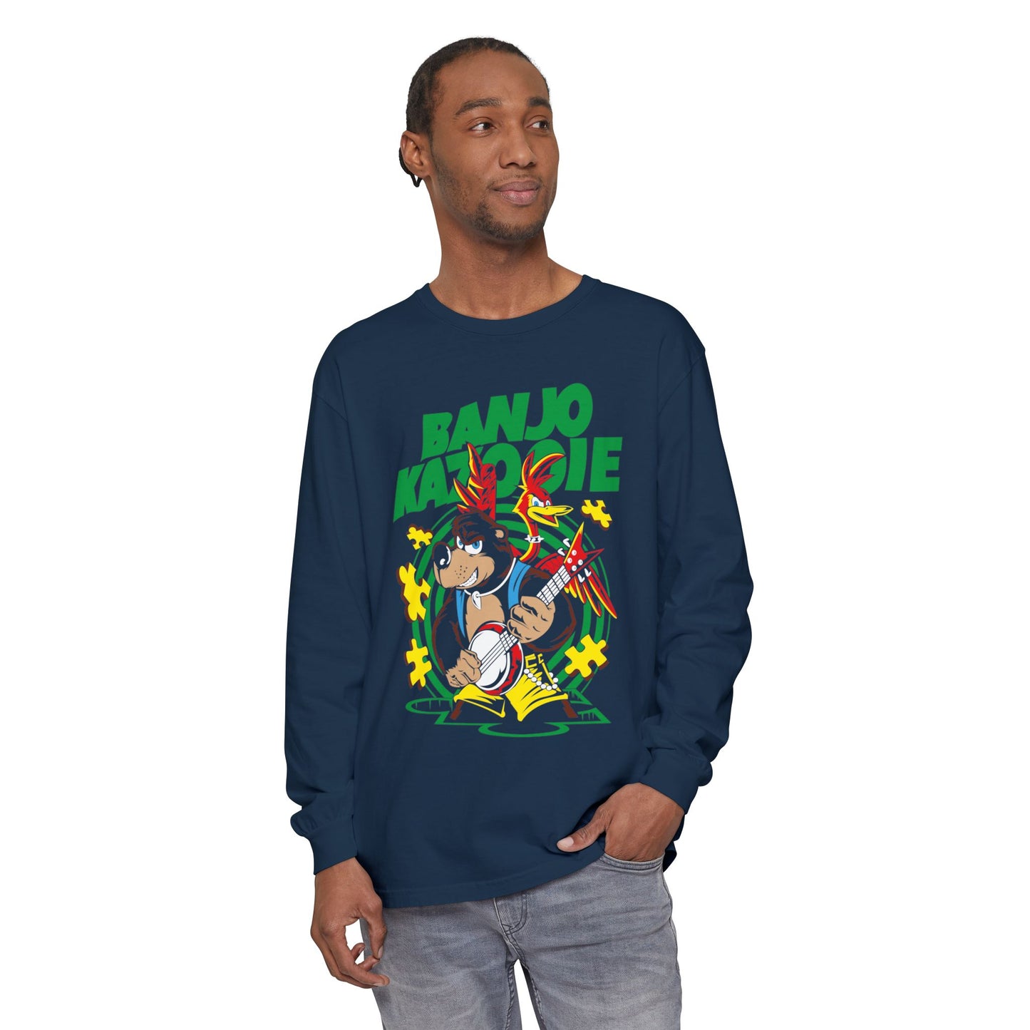 Banjo Kazooie Graphic Long Sleeve Tee