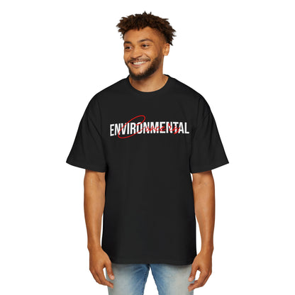 Red Statue Globe Graphic Tee
