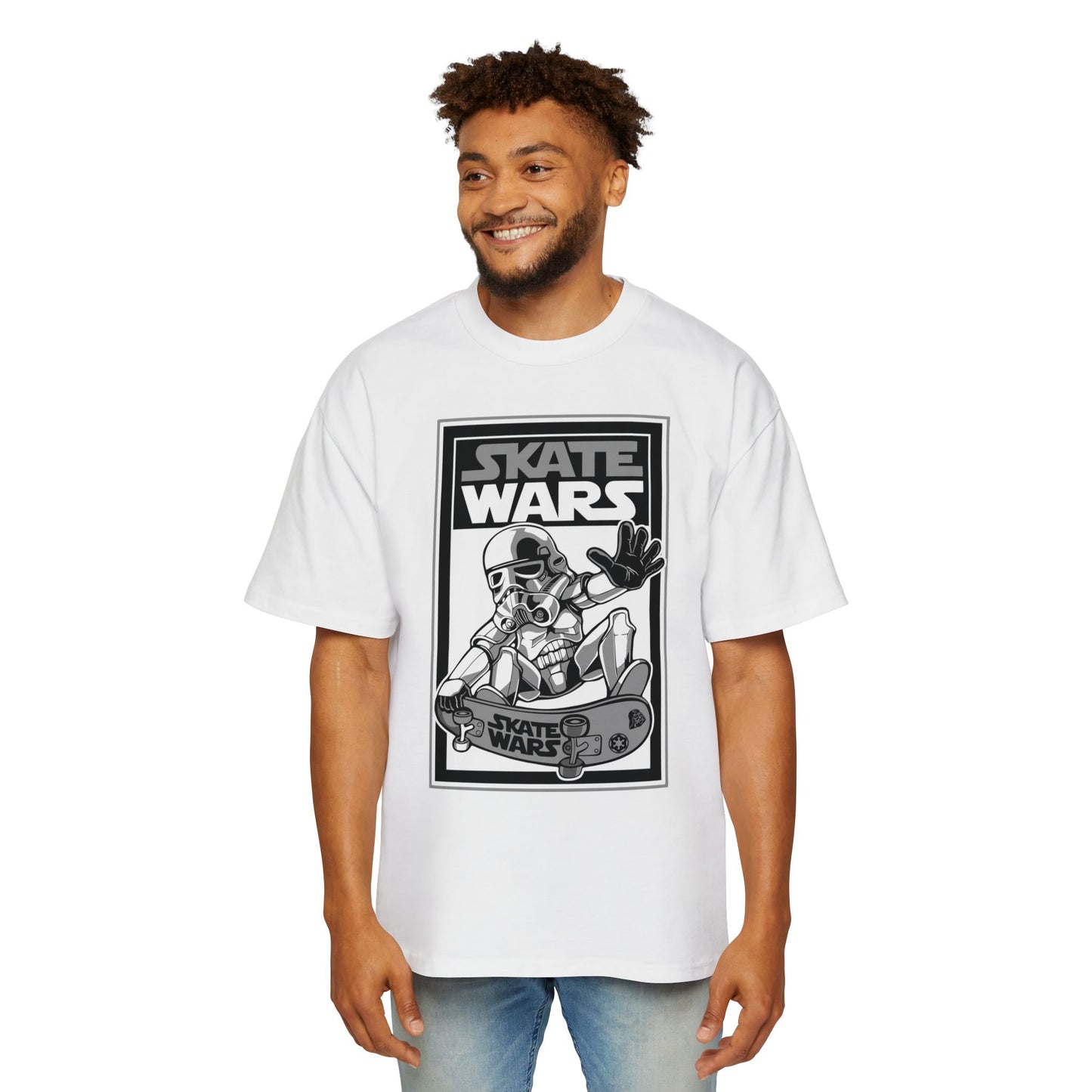 Skateboard Stormtrooper Oversized T-Shirt