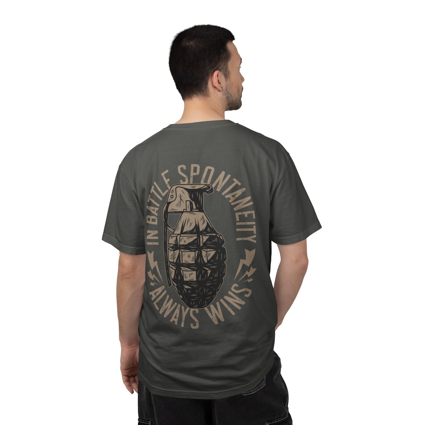 Grenade Print Graphic T-Shirt