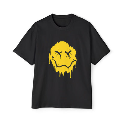 Dripping Smiley "Not Broken Anymore" Oversized Tee