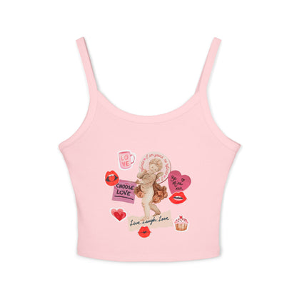 Valentine Cherub Collage Tank Top