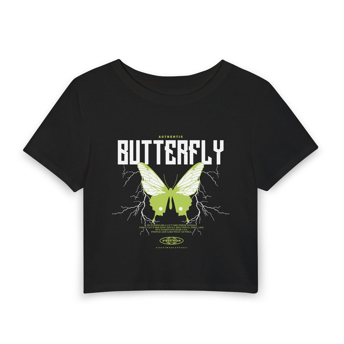 Neon Green Moth Retro Shirt