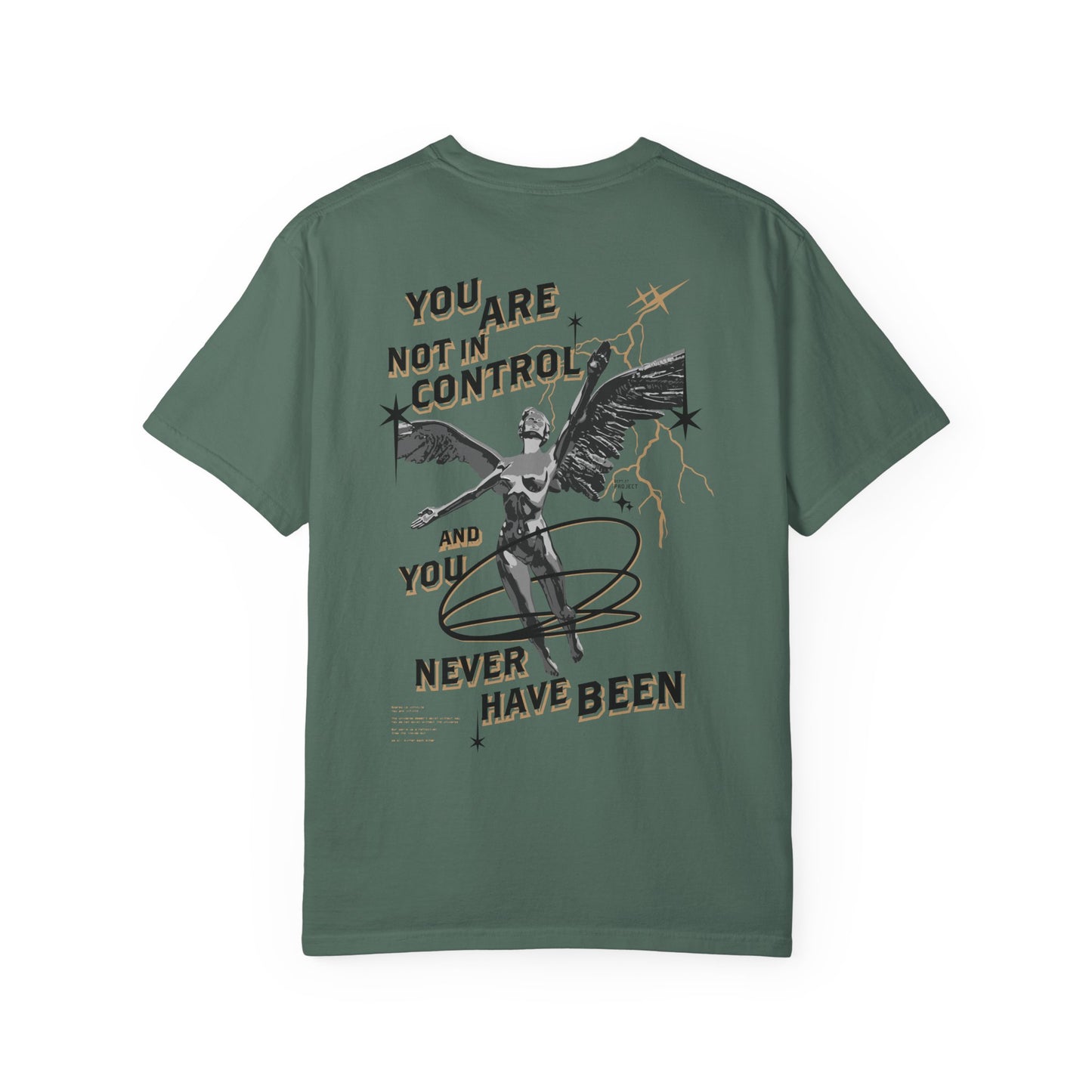 Winged Figure Graphic T-Shirt