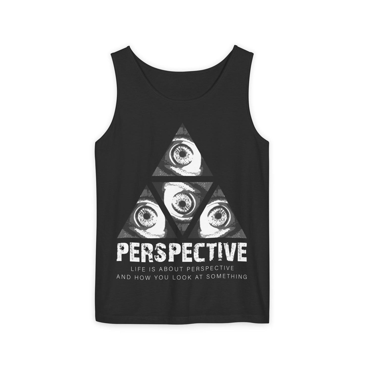 Tri-Eye Pyramid Graphic Top