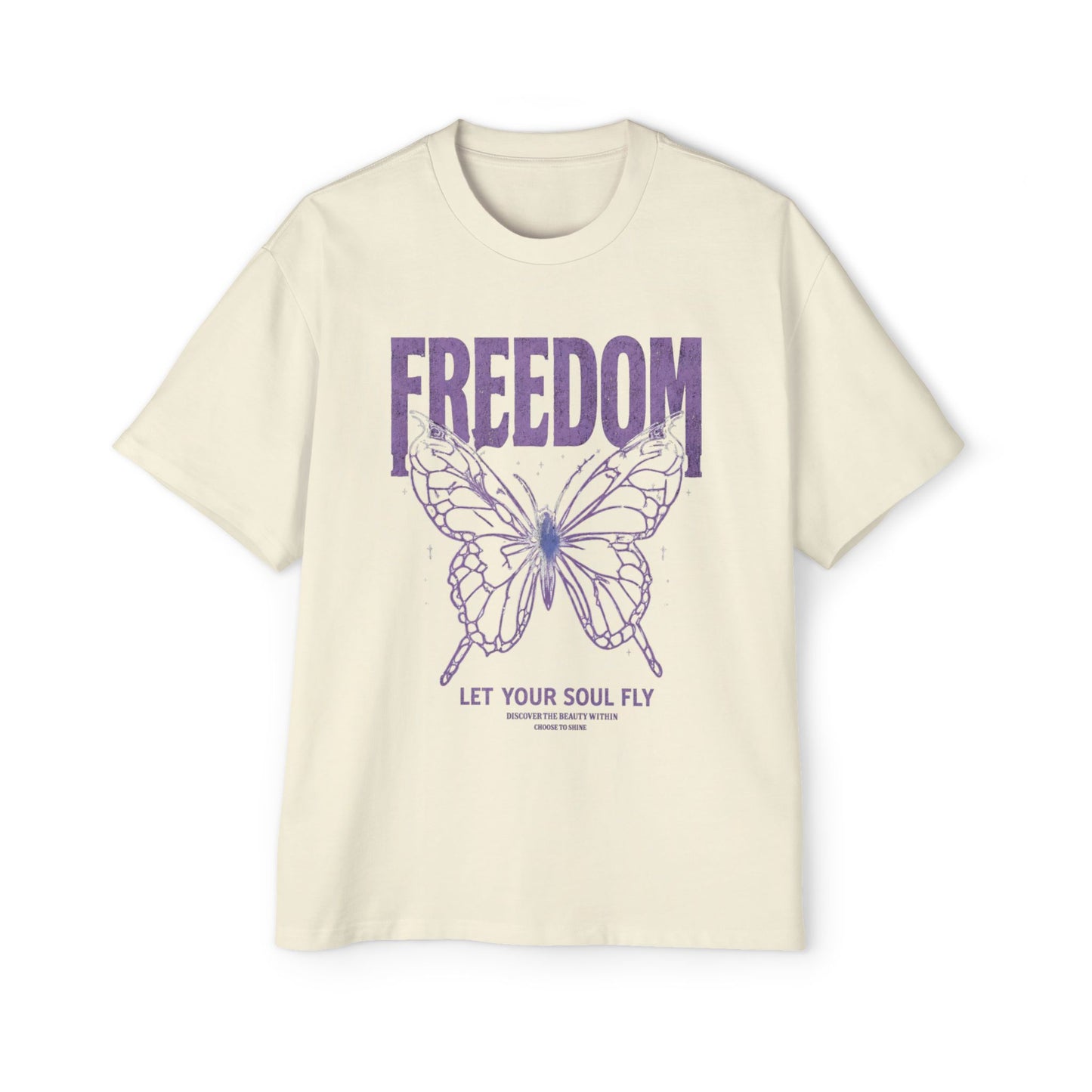 Freedom Butterfly Oversized Tee