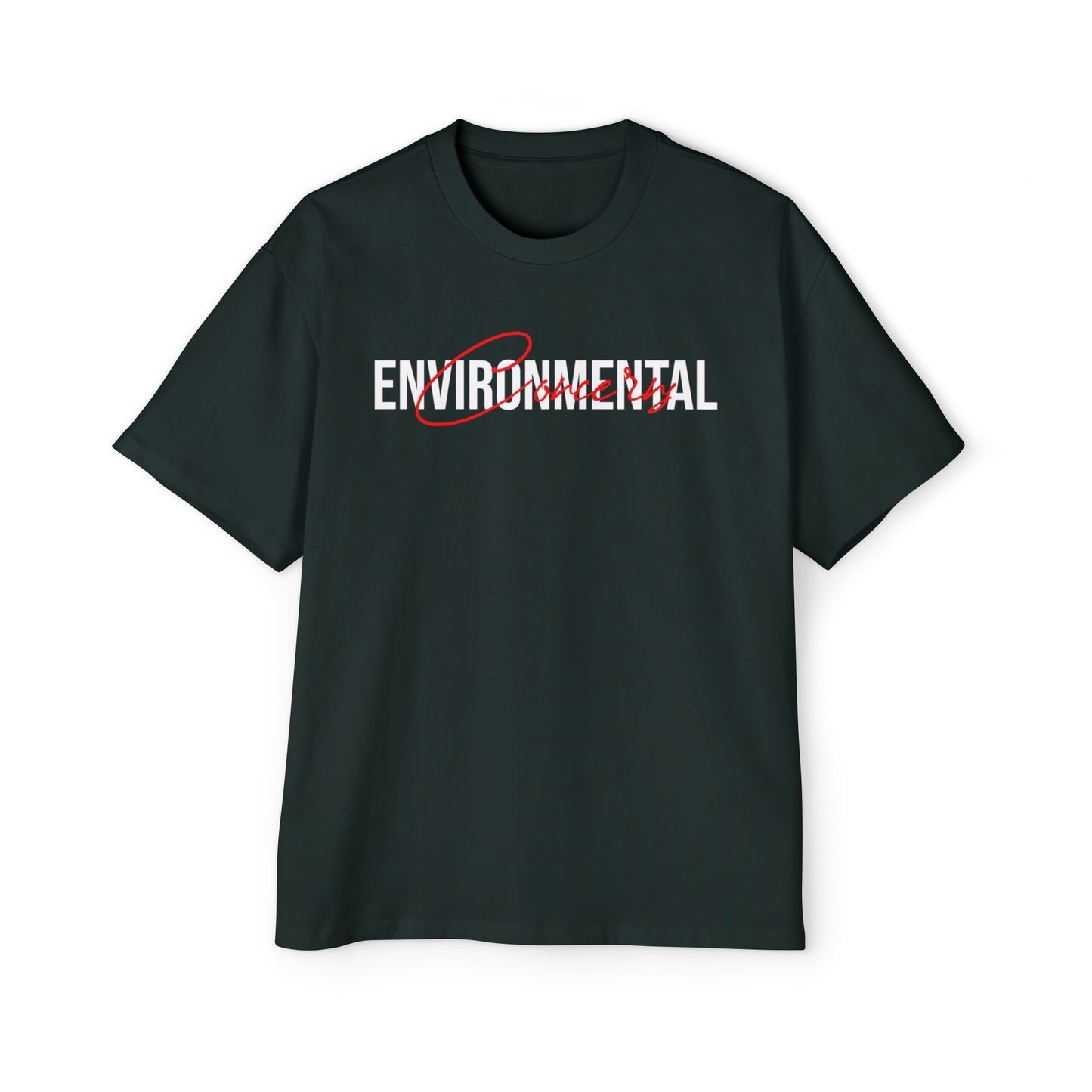 Red Statue Globe Graphic Tee