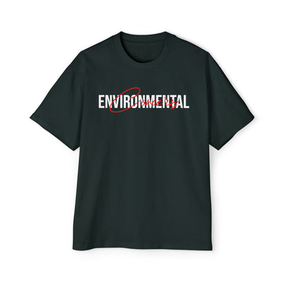Red Statue Globe Graphic Tee