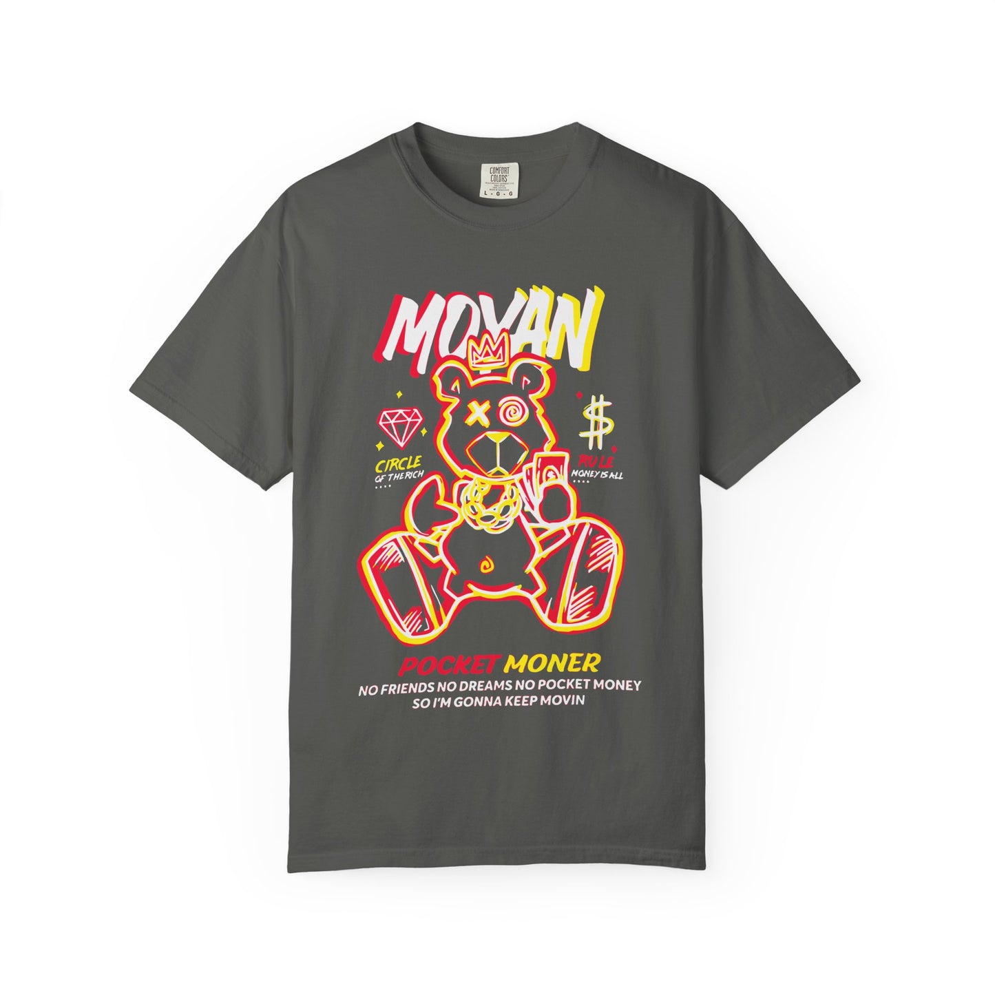 Neon Teddy Graphic T‑Shirt