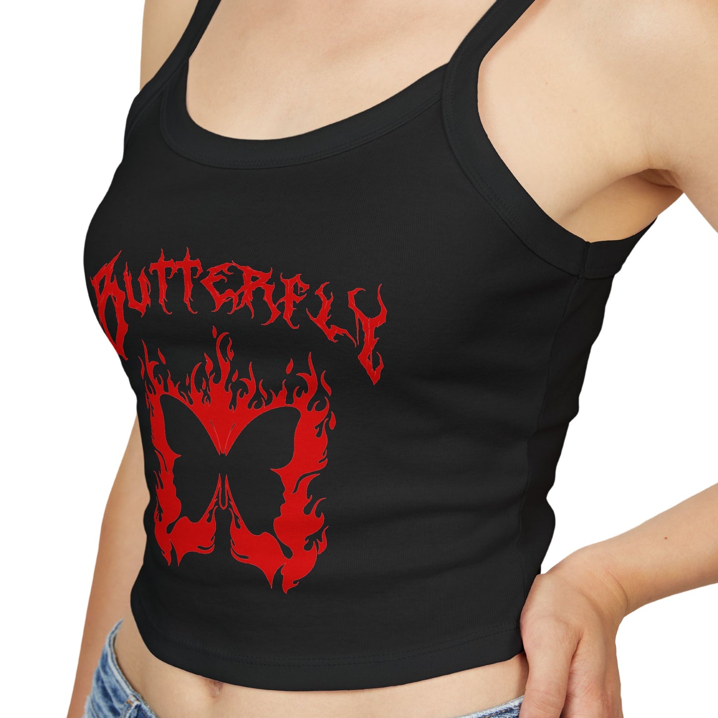 Butterfly Flames Crop Tank