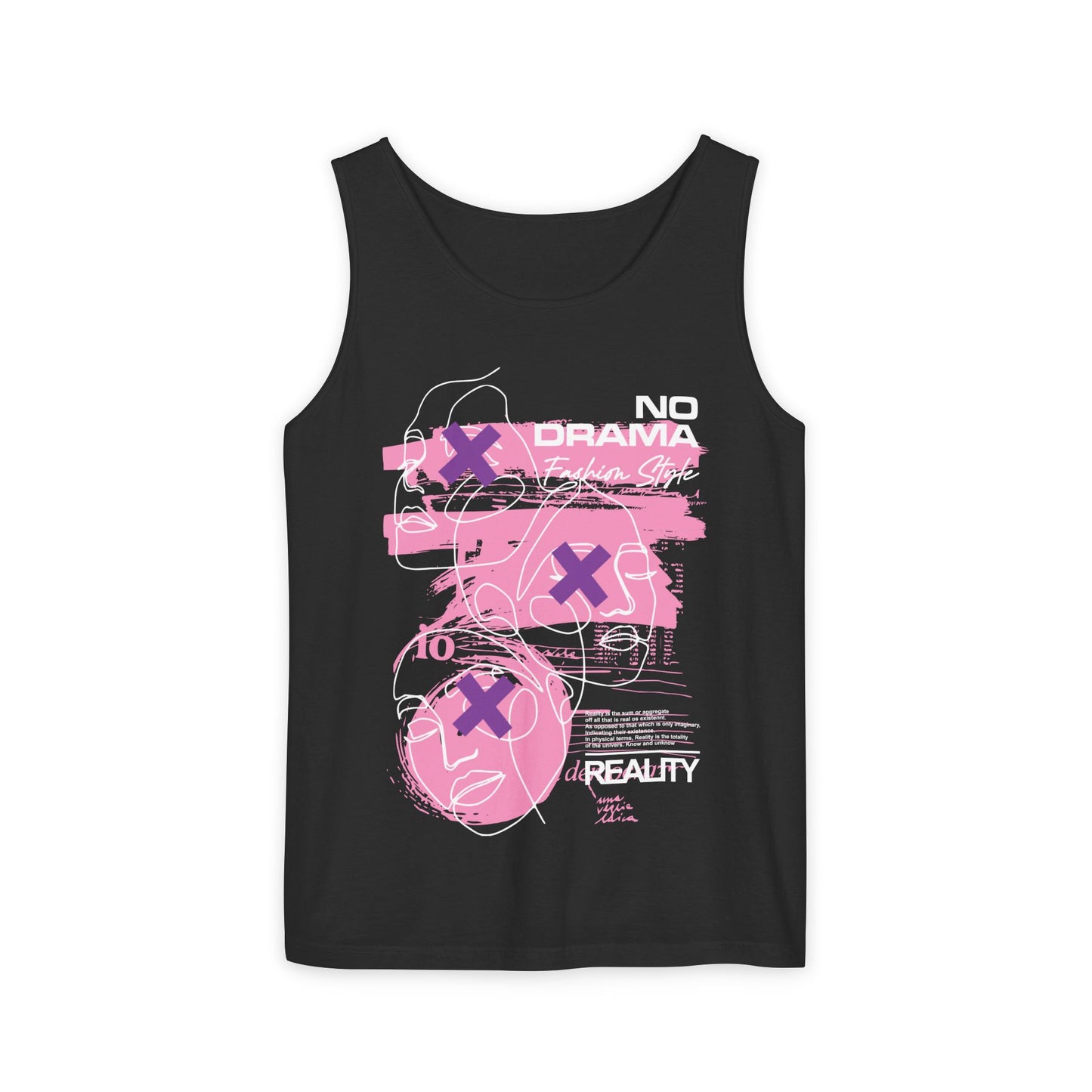 Pink Graphic Tank Top