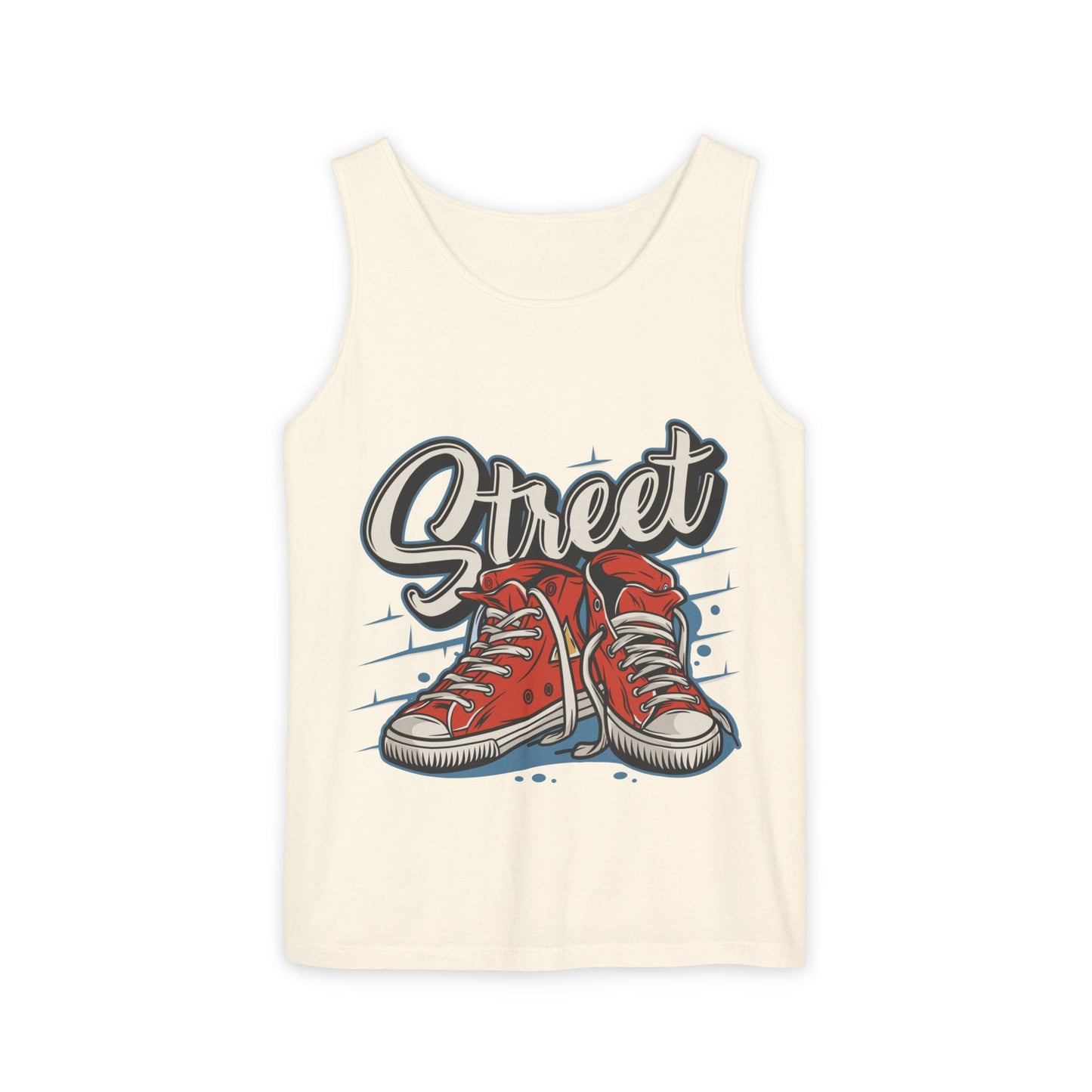 Retro Red Converse-Style Sneakers Tee