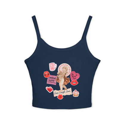 Valentine Cherub Collage Tank Top