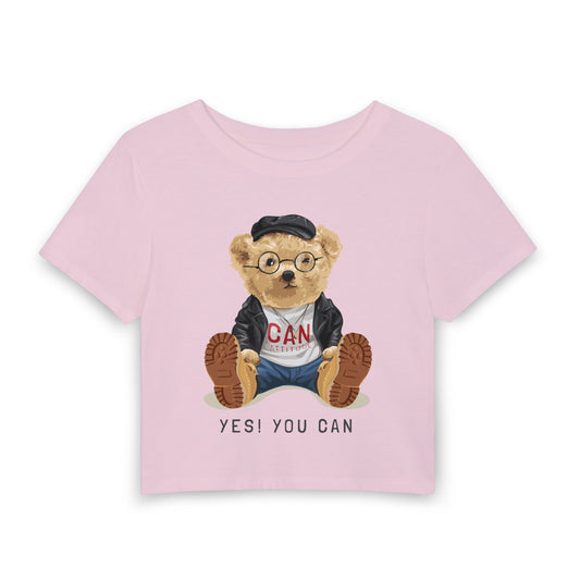 Teddy Bear Crop Tee