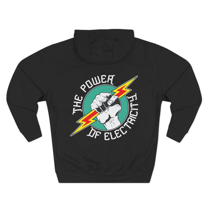 Electric Fist Retro Hoodie