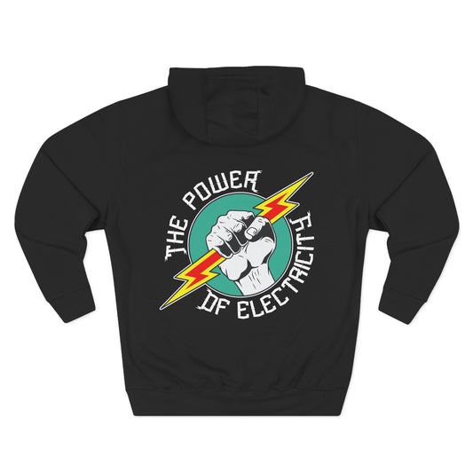 Electric Fist Retro Hoodie