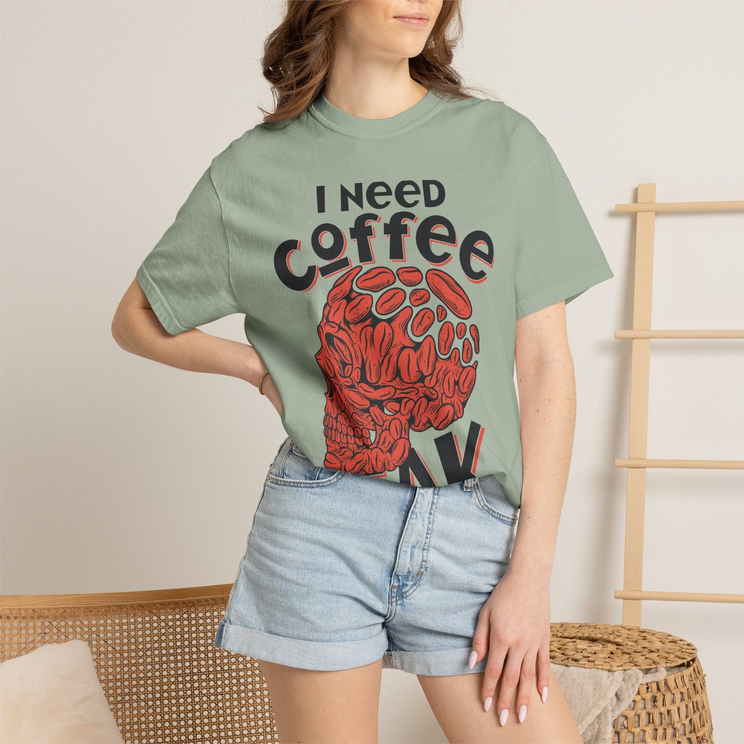 Coffee Break Skull T-Shirt