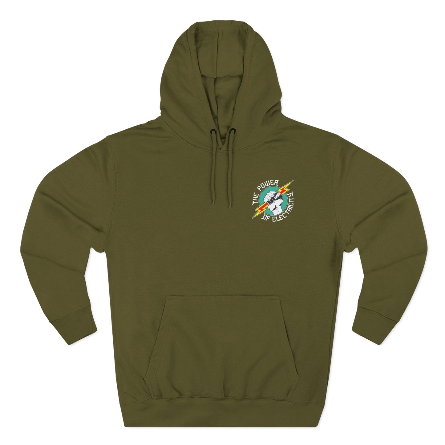 Electric Fist Retro Hoodie