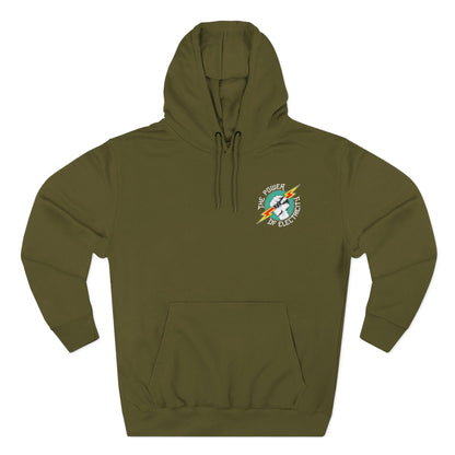 Electric Fist Retro Hoodie