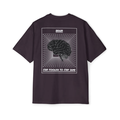 Oversized Tee — Brain Graphic
