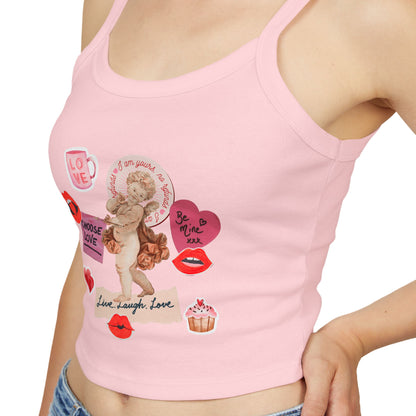 Valentine Cherub Collage Tank Top