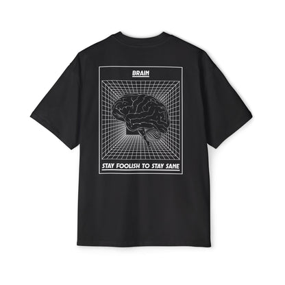 Oversized Tee — Brain Graphic