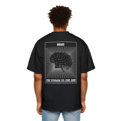 Oversized Tee — Brain Graphic