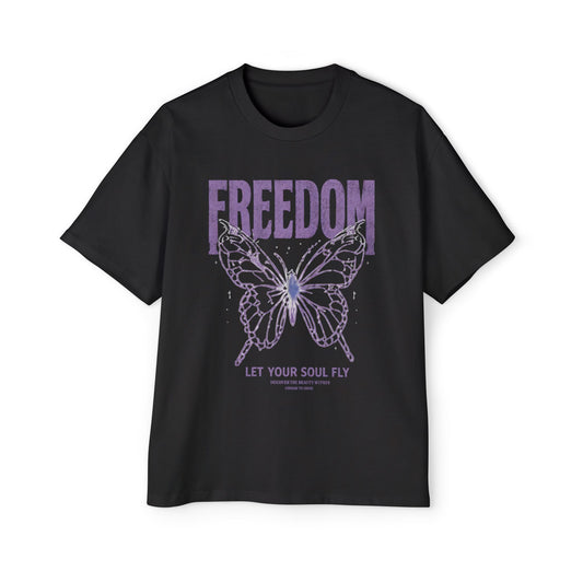 Freedom Butterfly Oversized Tee